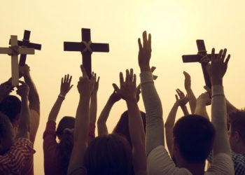 Cross Religion Catholic Christian Community Concept